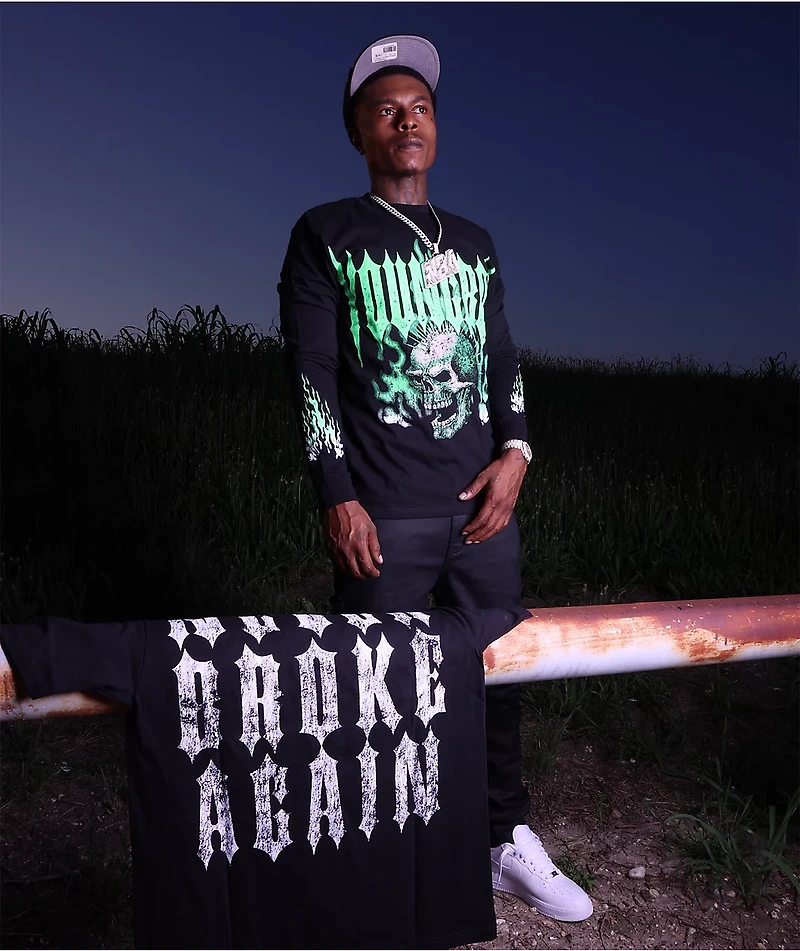 NBA YoungBoy Hardcore Black Long Sleeve T-Shirt