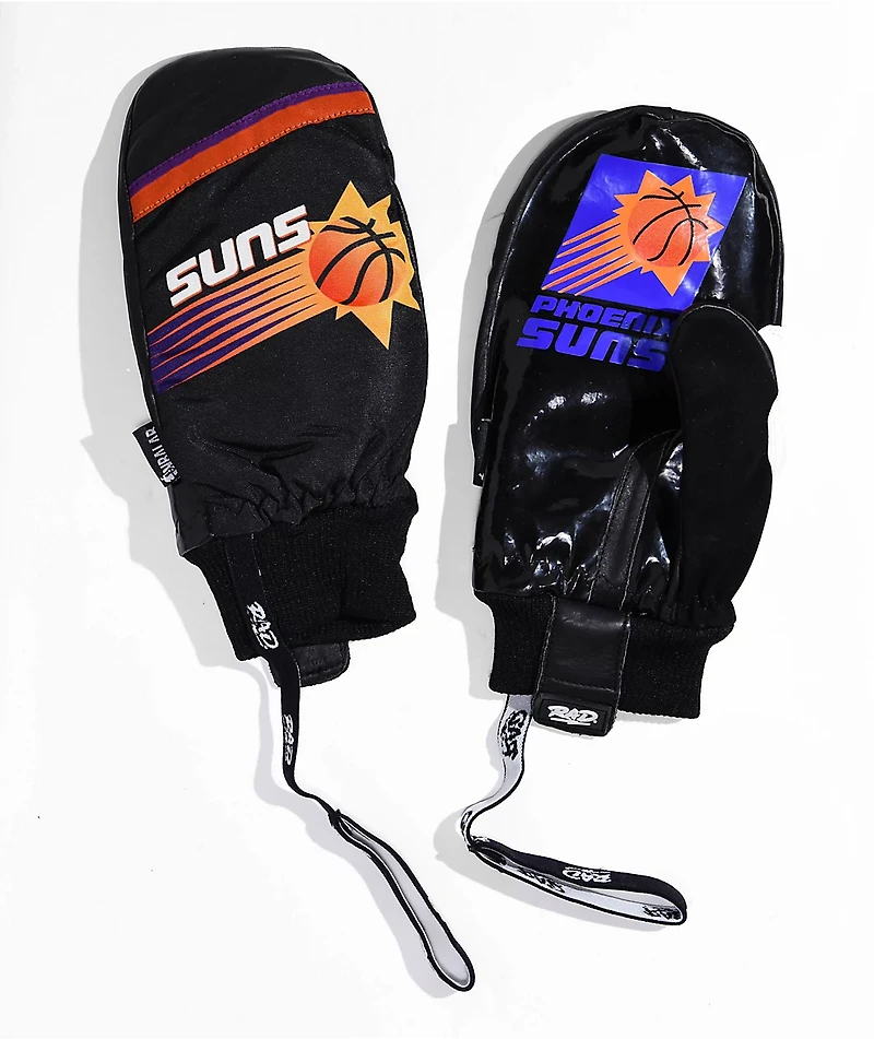 NBALAB x RAD Phoenix Suns Classic Black Snowboard Mittens
