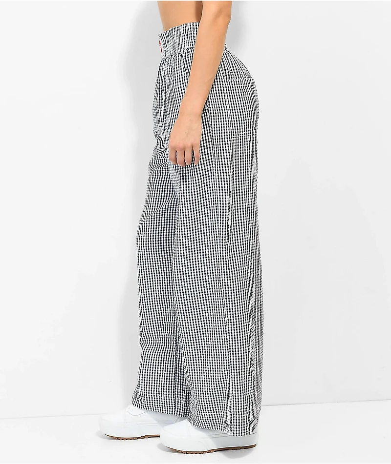 NGOrder Gingham Black Chef Pants
