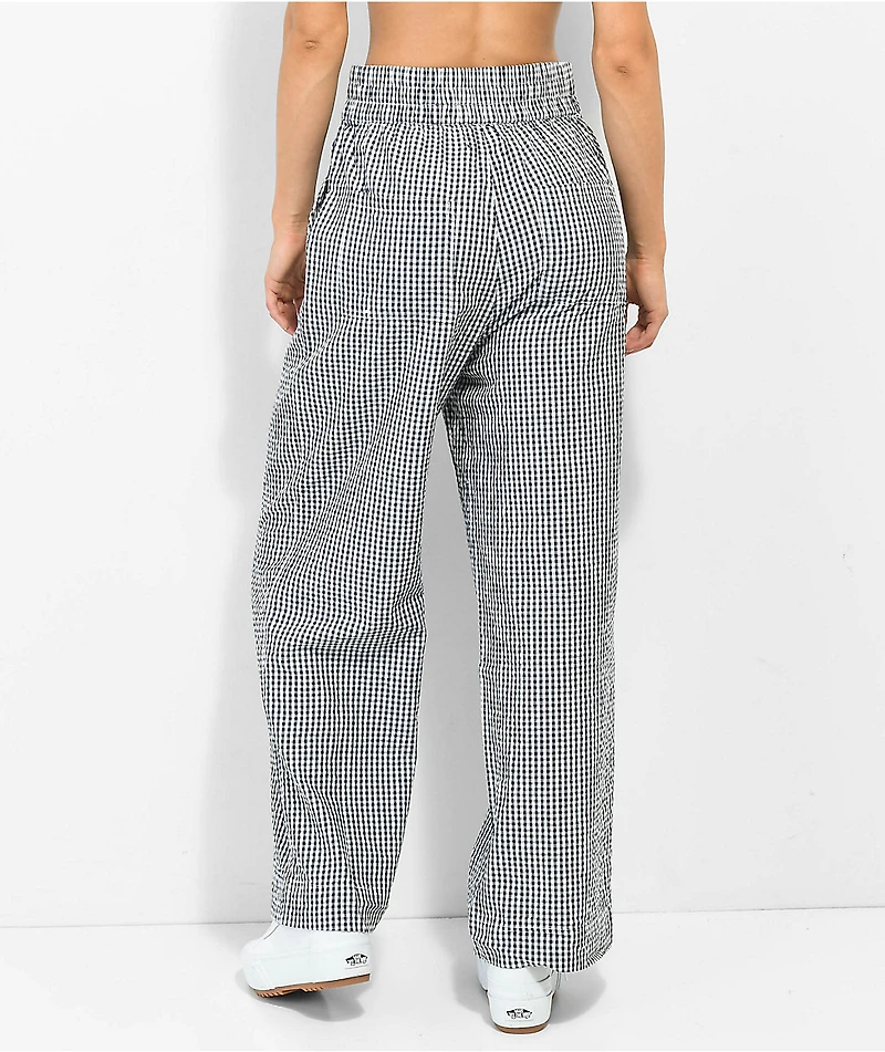 NGOrder Gingham Black Chef Pants