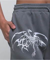 NGOrder Hardcore For Life Grey Sweat Shorts