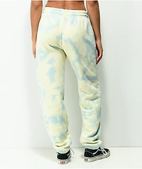 NGOrder Metal From Heaven Cream & Blue Tie Dye Sweatpants
