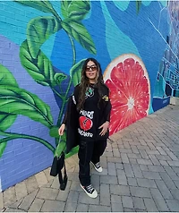 NGOrder Multi Back Print Black T-Shirt