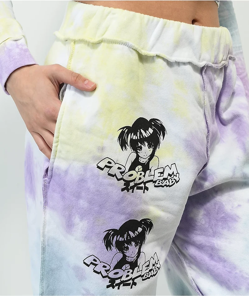 NGOrder Not My Problem Tie Dye Sweatpants