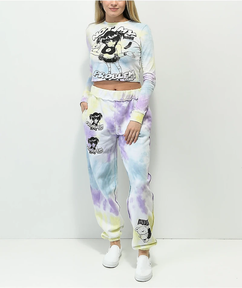 NGOrder Not My Problem Tie Dye Sweatpants