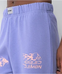 NGOrder Speed Demon Purple Jogger Sweatpants