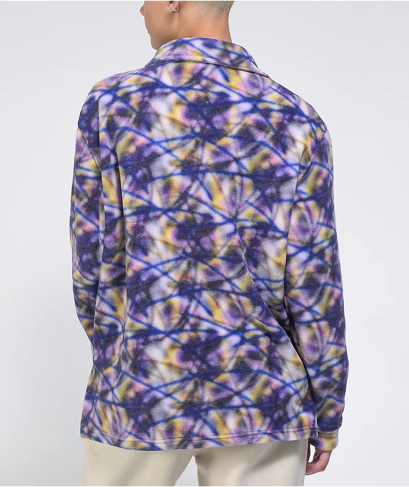 NGOrder Splatter Black, White & Multi Fleece Shacket