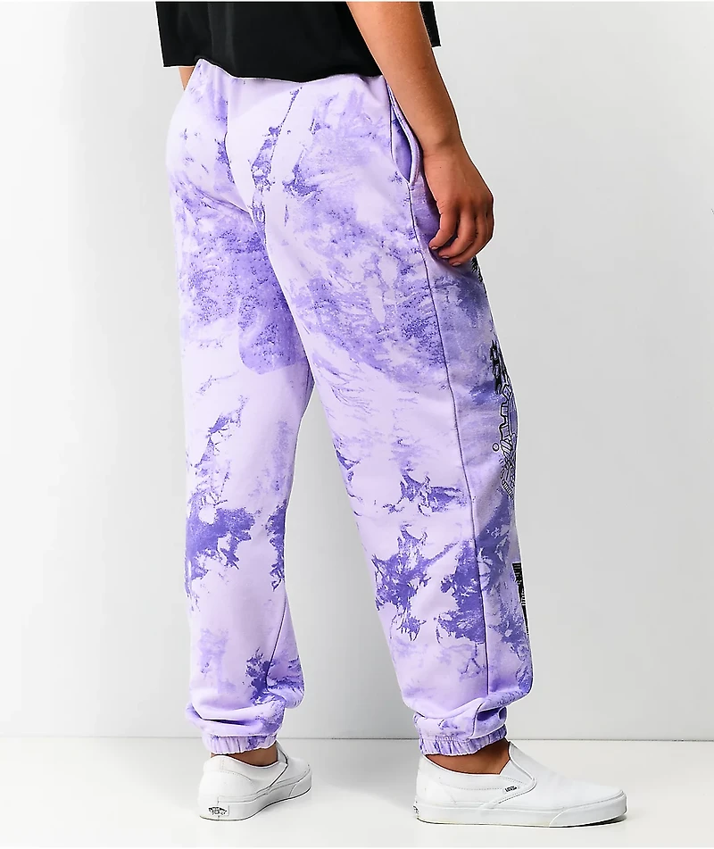 NGOrder Sweetheart Purple Tie Dye Sweatpants