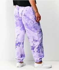 NGOrder Sweetheart Purple Tie Dye Sweatpants