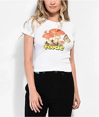 NGOrder Toxic White Crop T-Shirt