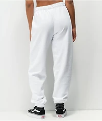 NGOrder What About Pizza White Sweatpants
