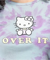 NGOrder x Hello Kitty Over It Blue Crop T-Shirt