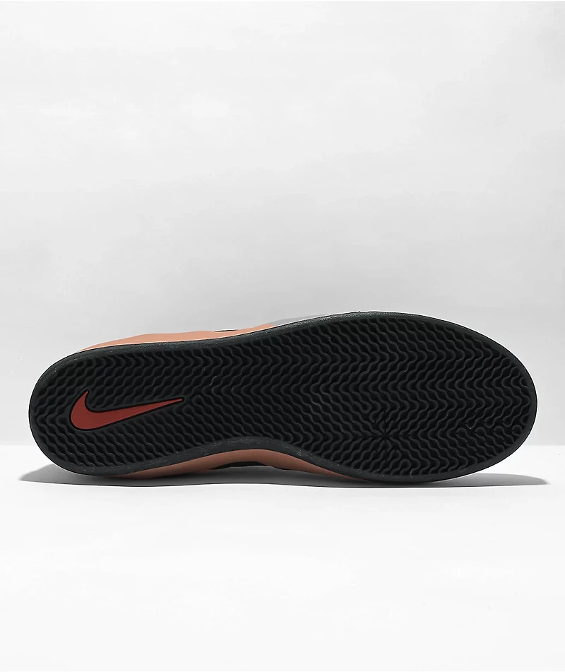 NIKE SB Ishod Rugged Orange & Black Skate Shoes