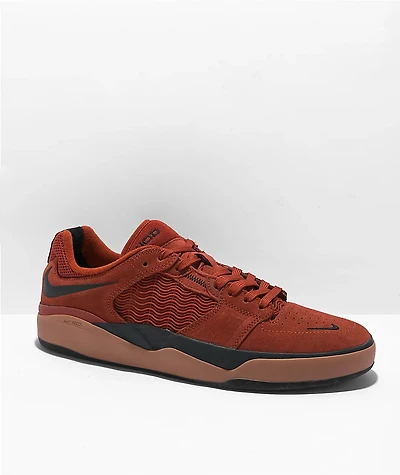 NIKE SB Ishod Rugged Orange & Black Skate Shoes