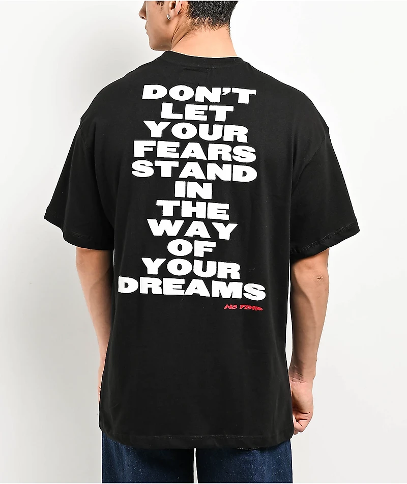NO FEAR Eyes Black T-Shirt