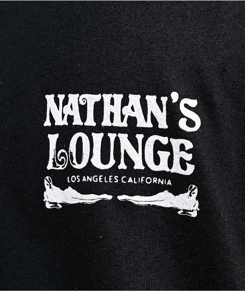 Nathan's Lounge Take Me For A Ride Black T-Shirt