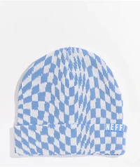Neff Dazed Blue & White Checkered Beanie