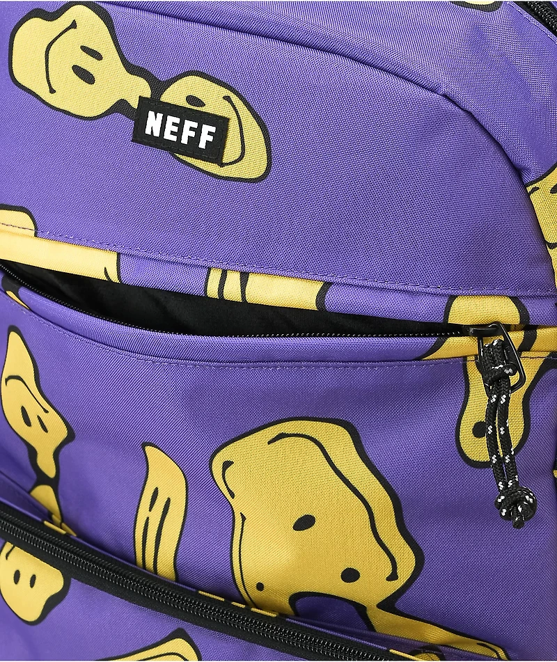Neff Drippy Smile Momentum Purple Backpack