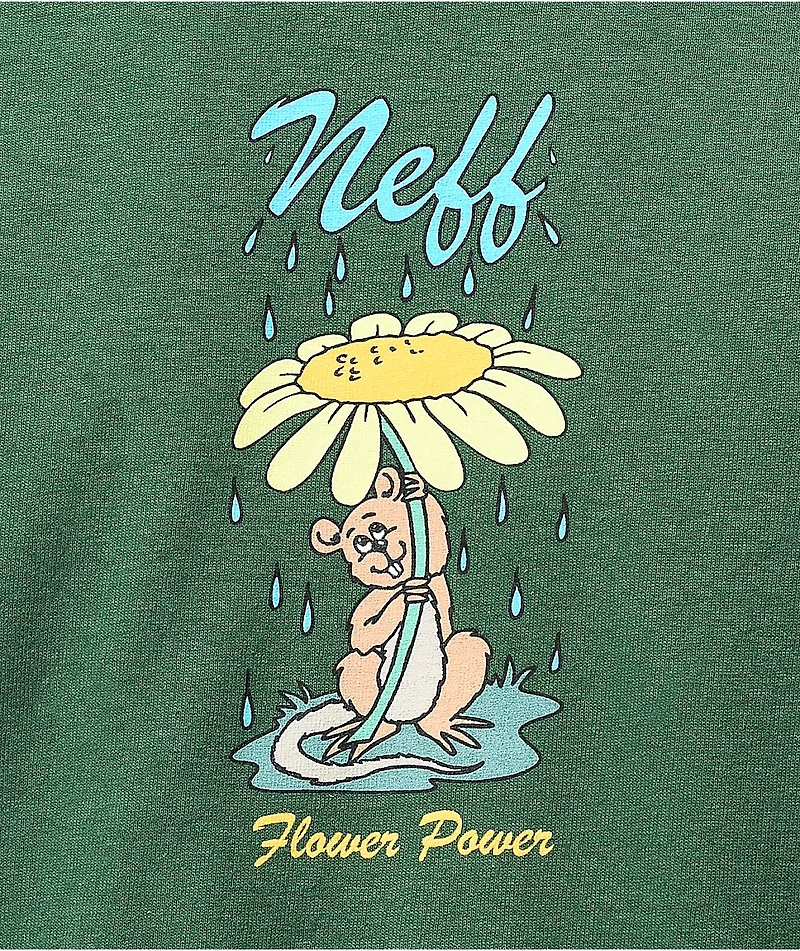 Neff Flower Power Green T-Shirt