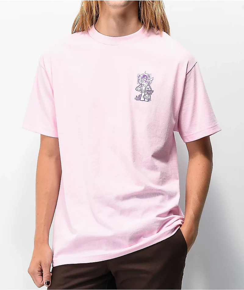 Neff From The Ground Up Pink T-Shirt