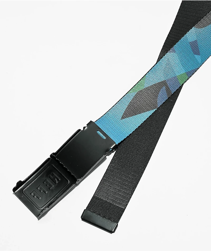 Neff Grady Blue & Green Web Belt