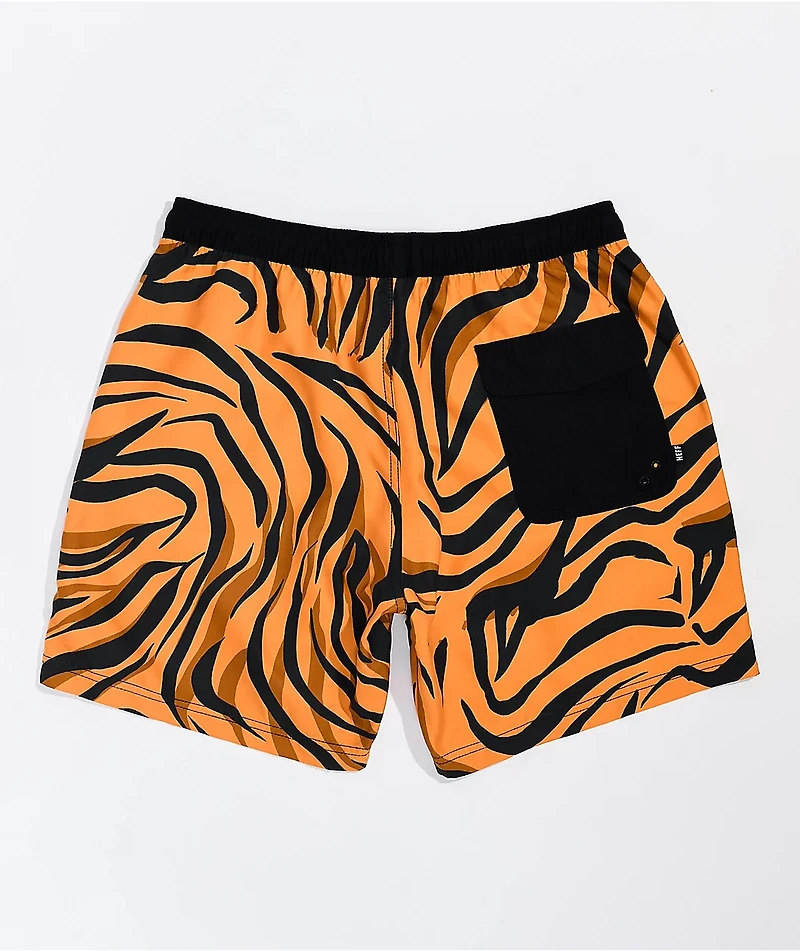 Neff Hot Tub Davis Brown Board Shorts