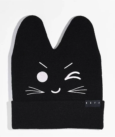 Neff Kitty Black Beanie