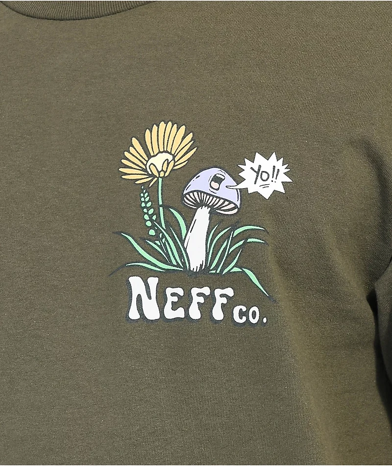 Neff Nature Calling Olive T-Shirt