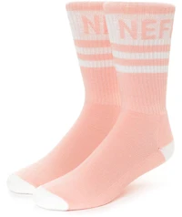 Neff Promo Peach & White Crew Socks