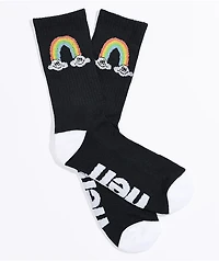 Neff Promo Siamese Clouds Black Crew Socks