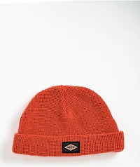 Neff Wood Orange Waffle Knit Beanie