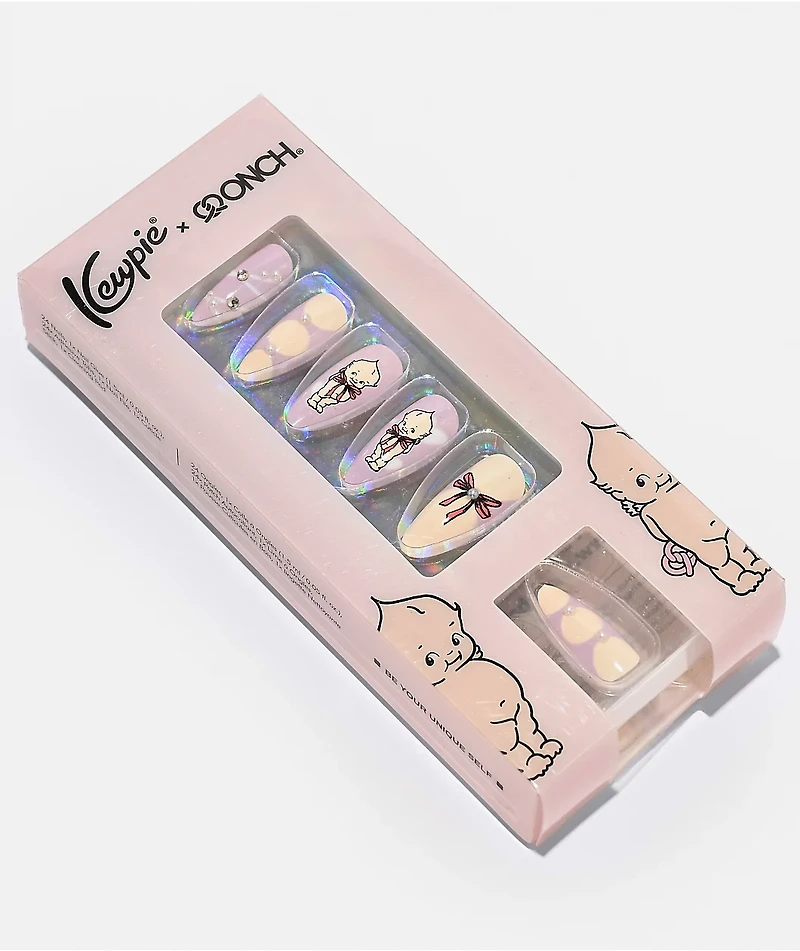 Never Have I Ever Kewpie x ONCH Purple Star Press-On Nails