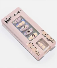 Never Have I Ever Kewpie x ONCH Purple Star Press-On Nails