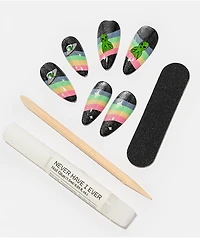 Never Have I Ever x RIPNDIP Spaced Out Press-On Nails