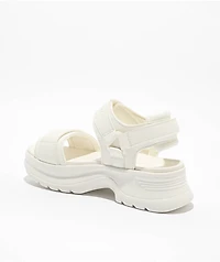New Balance 258 Sea Salt Platform Sandals