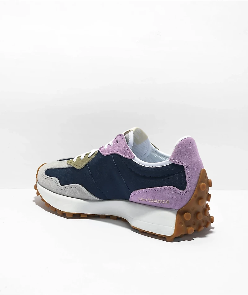 New Balance 327 Natural Indigo & Raw Amethyst Shoes