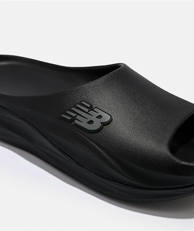 New Balance 6650M Black Slide Sandals