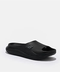 New Balance 6650M Black Slide Sandals