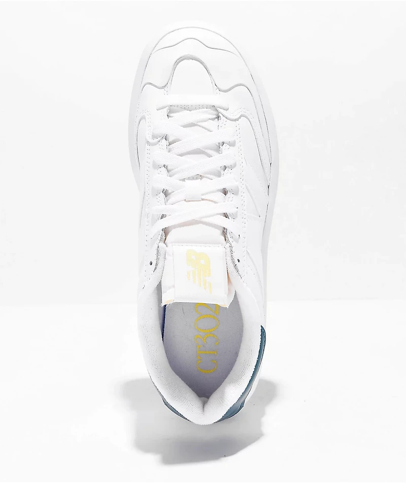New Balance CT320 White & Vintage Teal Shoes