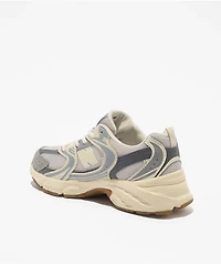 New Balance Kids 530 Off White & Slate Grey Shoes