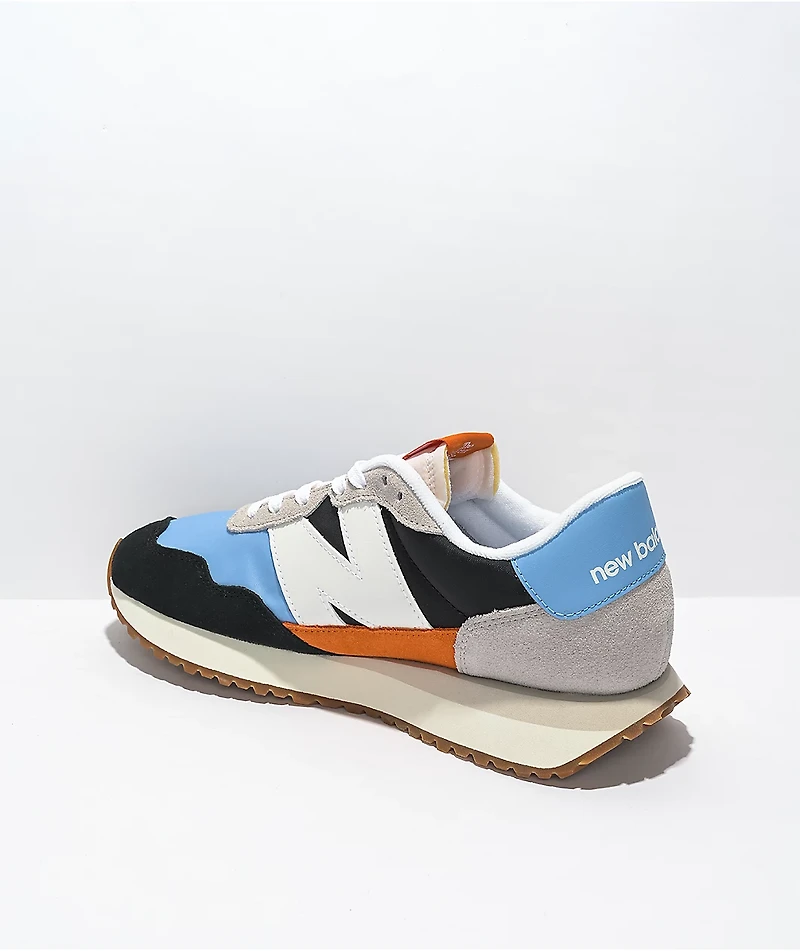 New Balance Lifestyle 237 Black & Rain Cloud Shoes