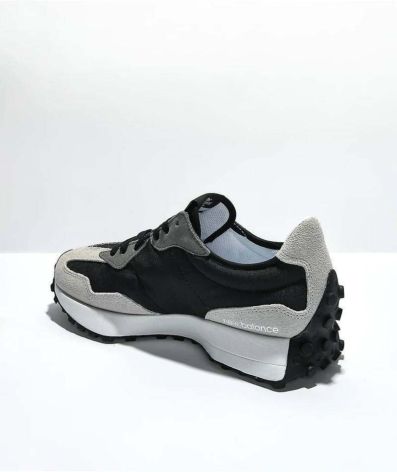 New Balance Lifestyle 327 Black, Grey, & White Shoes