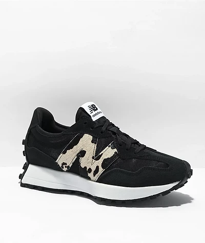 New Balance Lifestyle 327 Black & Lemonade Shoes