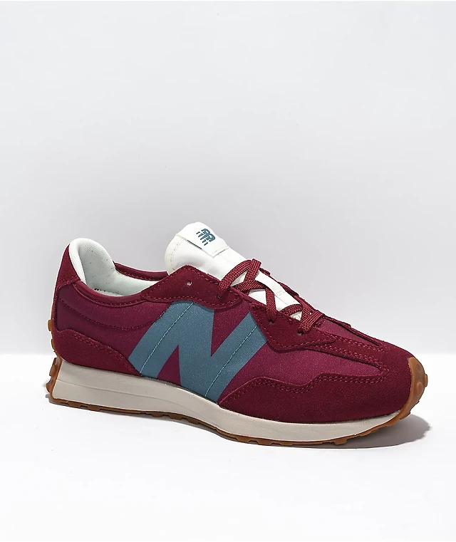 New Balance Lifestyle 327 Maroon White Shoes at CoolSprings