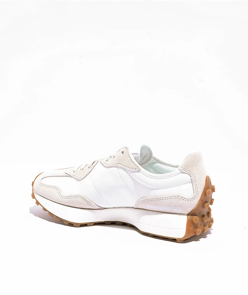 New Balance Lifestyle 327 Moonbeam & Blue Shoes