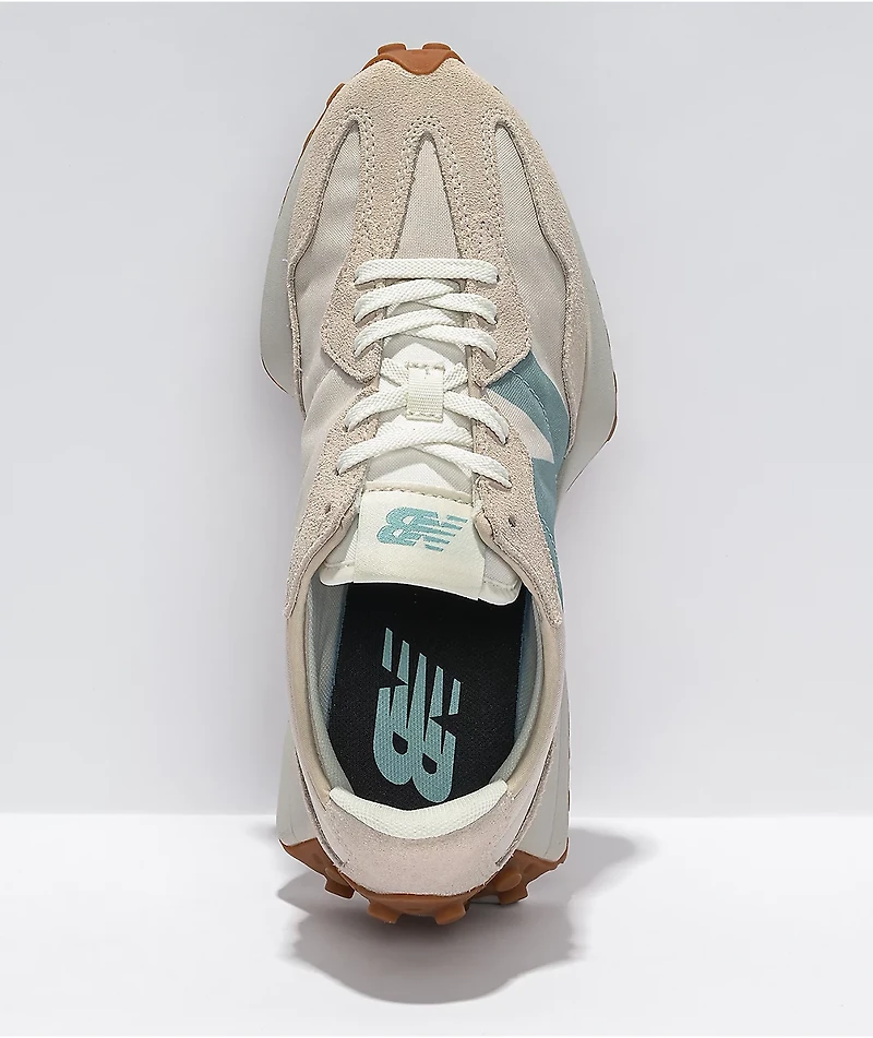 New Balance Lifestyle 327 Moonbeam & Storm Blue Shoes
