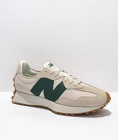 New Balance Lifestyle 327 Timberwolf Green, White & Grey Shoes