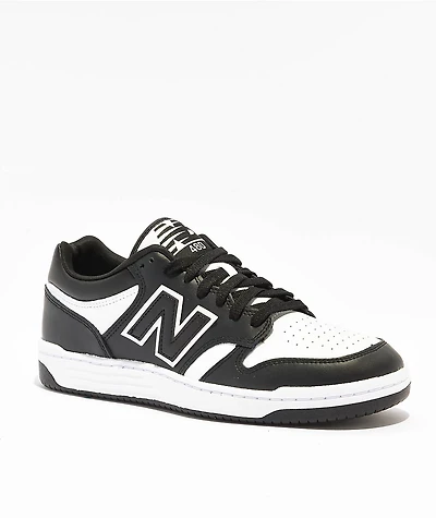 New Balance Lifestyle 480 Black & White Shoes