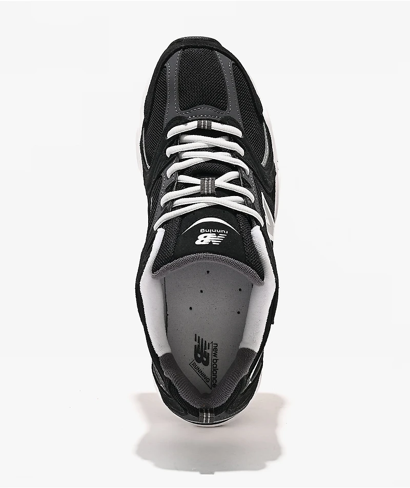 New Balance Lifestyle 530 Black & Silver Metallic Shoes