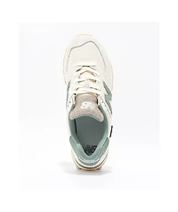 New Balance Lifestyle 574 Calcium, Green, & Spruce Shoes